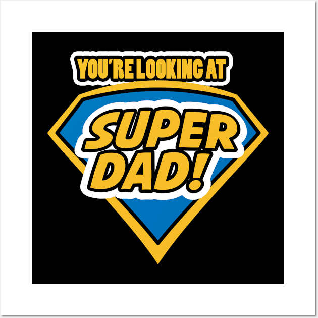 Father's Day Super Dad Wall Art by Emart